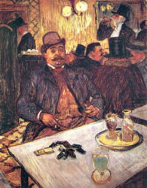 M. Boileau Au Cafe,  Henri  Toulouse-Lautrec